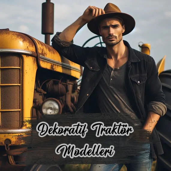 Dekoratif Metal Traktör Maketlerini Keşfedin