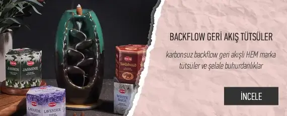 Backflow Geri Akışlı Karbonsuz Tütsüler