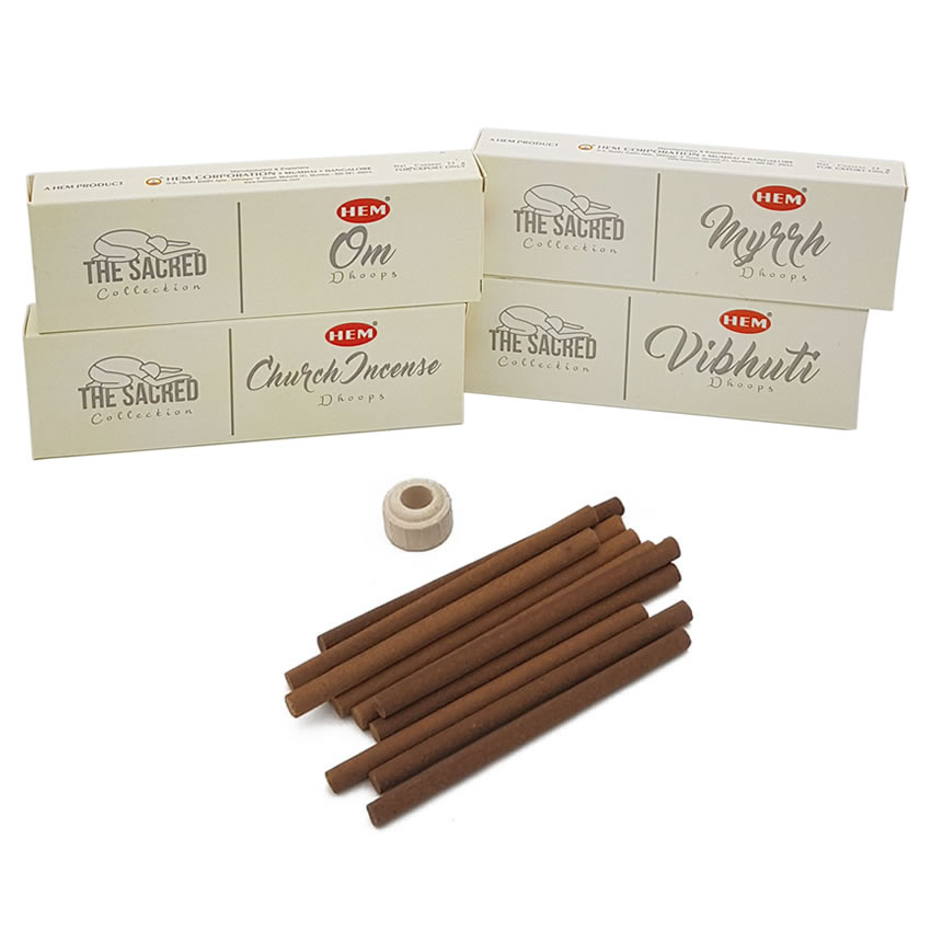 HEM The Sacred Collection 4 Paket Dhoop Tütsü Seti