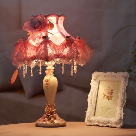 Lüks Tasarım Kumaş Abajur