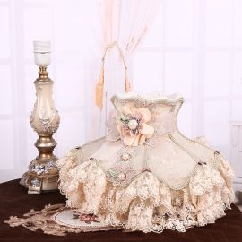 Lüks Dantelli Avrupa Tasarım Abajur