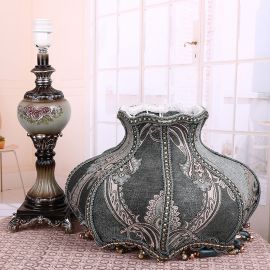 Lüks Klasik Süslemeli Abajur