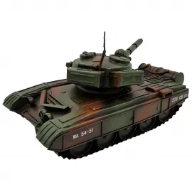 El Yapımı Vintage Dekoratif Metal Tank Maketi