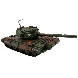 El Yapımı Vintage Dekoratif Metal Tank Maketi