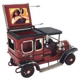 Kişiye Özel Nostaljik Dekoratif Araba Kalemlik Çerçeveli