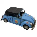 Dekoratif Çiçekli Metal Vosvos Araba