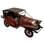 Blazing Bugatti Vintage Metal Dekoratif Araba Modeli
