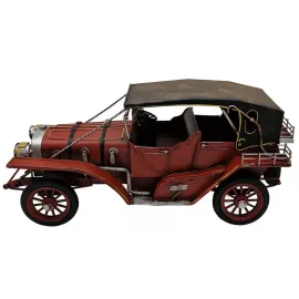 Blazing Bugatti Vintage Metal Dekoratif Araba Modeli