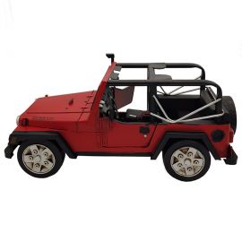 Dekoratif Vintage El Yapımı Metal Rubicon Jeep - 3 Renk