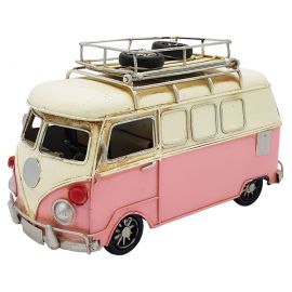 Kişiye Özel Kumbaralı ve Çerçeveli Dekoratif Metal Vosvos Minibüs Karavan