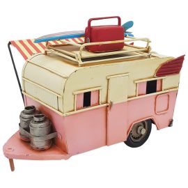 Dekoratif Minyatür Karavan Tenteli Çerçeveli Tatil Temalı