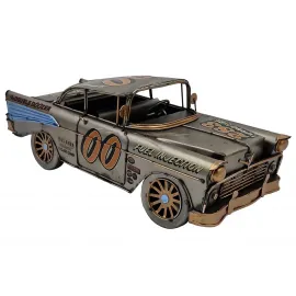 Dekoratif 1957 Chevy Metal Nostaljik Yarış Arabası