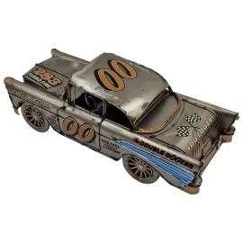 Dekoratif 1957 Chevy Metal Nostaljik Yarış Arabası