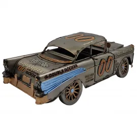 Dekoratif 1957 Chevy Metal Nostaljik Yarış Arabası