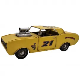 Lemon Shark Efsanevi Gasser Dekoratif Metal Yarış Arabası