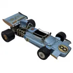 Dekoratif Metal Vintage F1 Yarış Arabası Biblo - El Yapımı Eskitme Mavi Model Dekoratif Metal Vintage F1 Yarış Arabası Biblo - El Yapımı Eskitme Mavi Model