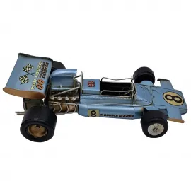 Dekoratif Metal Vintage F1 Yarış Arabası Biblo - El Yapımı Eskitme Mavi Model Dekoratif Metal Vintage F1 Yarış Arabası Biblo - El Yapımı Eskitme Mavi Model