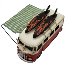 Dekoratif Karavan Minibüs Tenteli ve Sörf Tahtalı