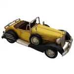 Üstü Açık Metal Dekoratif Klasik Araba