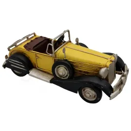 Üstü Açık Metal Dekoratif Klasik Araba