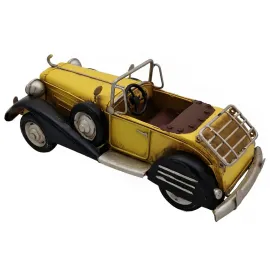 Üstü Açık Metal Dekoratif Klasik Araba