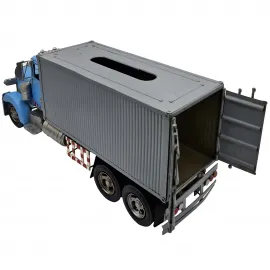 Büyük Boy Dekoratif Metal El Yapımı Kamyon | Ofis - Cafe - Bar İçin Peçetelik