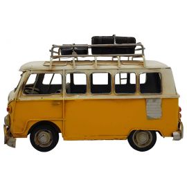 Dekoratif Metal El Yapımı Vintage Vosvos Karavan Minibüs