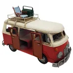Dekoratif Tatil Temalı Vosvos Karavan Minibüs