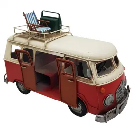 Dekoratif Tatil Temalı Vosvos Karavan Minibüs