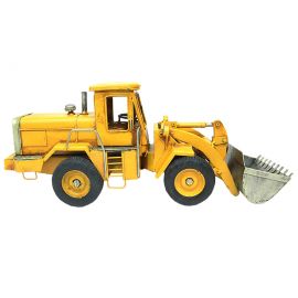 Dekoratif Metal Kepçe Bulldozer İş Makinesi