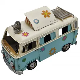 Nostaljik Karavan Vosvos Metal Dekoratif Obje - Vintage Hediye