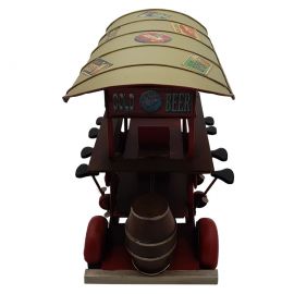 Dekoratif Nostaljik Metal Seyyar Bira Arabası