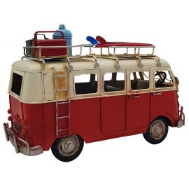 Sörf Tahtalı Dekoratif Büyük Boy Metal Vosvos Karavan Minibüs