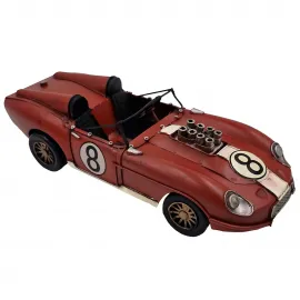 Dekoratif Metal Ferrari Sportif Yarış Arabası