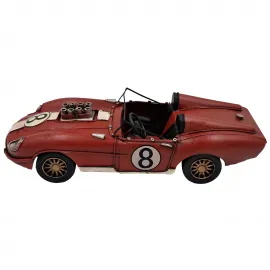 Dekoratif Metal Ferrari Sportif Yarış Arabası