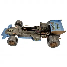 Blue Arrow Dekoratif Metal Vintage Formula 1 Lotus 72 Yarış Arabası