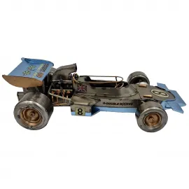 Blue Arrow Dekoratif Metal Vintage Formula 1 Lotus 72 Yarış Arabası