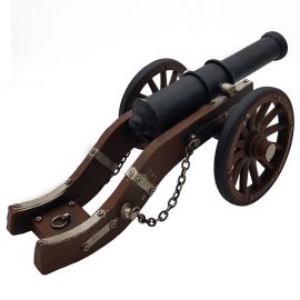 Dekoratif Metal Nostaljik Top Arabası