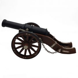 Dekoratif Metal Nostaljik Top Arabası