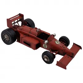 Dekoratif Metal Formula Yarış Arabası