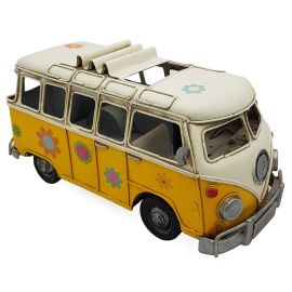 Dekoratif Metal Vosvos Minibüs El Yapımı ve Vintage