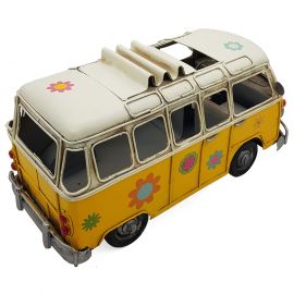 Dekoratif Metal Vosvos Minibüs El Yapımı ve Vintage