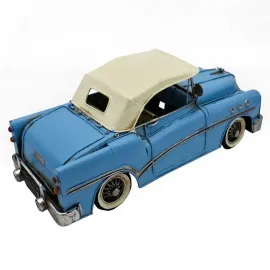 Vintage El Yapımı Metal Dekoratif Kuyruklu Chevrolet Araba