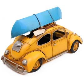 Dekoratif Metal Volkswagen Beetle Araba (Büyük Boy)