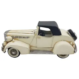 Custom Royce Rolls Metal Klasik Dekoratif Araba - Krem