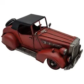 Custom Royce Rolls Metal Klasik Dekoratif Araba - Kırmızı