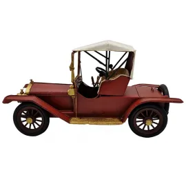 1916 Locomobile Sedan Dekoratif Araba - Kırmızı