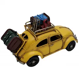 Vintage Tasarım Hediyelik Metal Vosvos Araba - Fotoğraf Çerçeveli