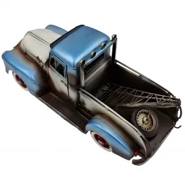 Dekoratif Metal El Yapımı Vintage Araba Çekici Oto Kurtarıcı Kamyonet