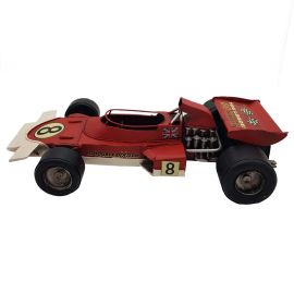 Dekoratif Nostaljik Metal Formula Yarış Arabası